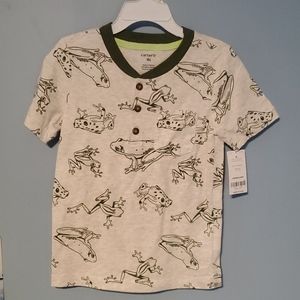 Carters 4T frog Tee